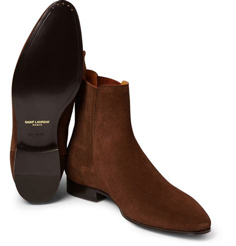 ysl cowboy boots men|saint laurent chelsea boots men's.